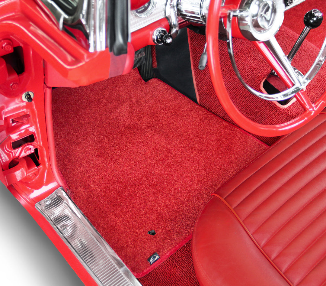 Photo of floor mats installed