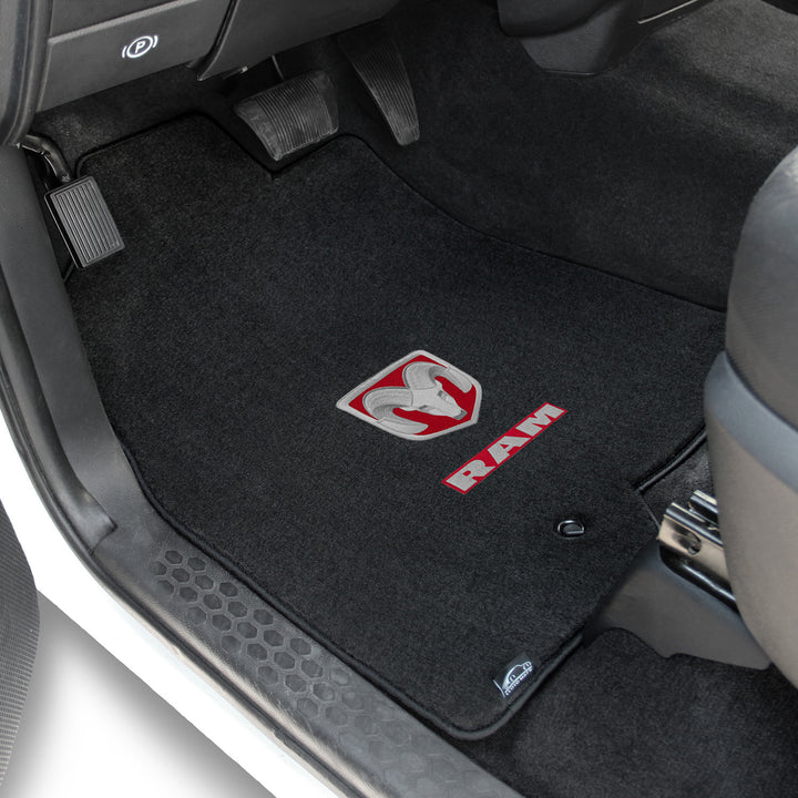 Example of Velourtex floor mat installed